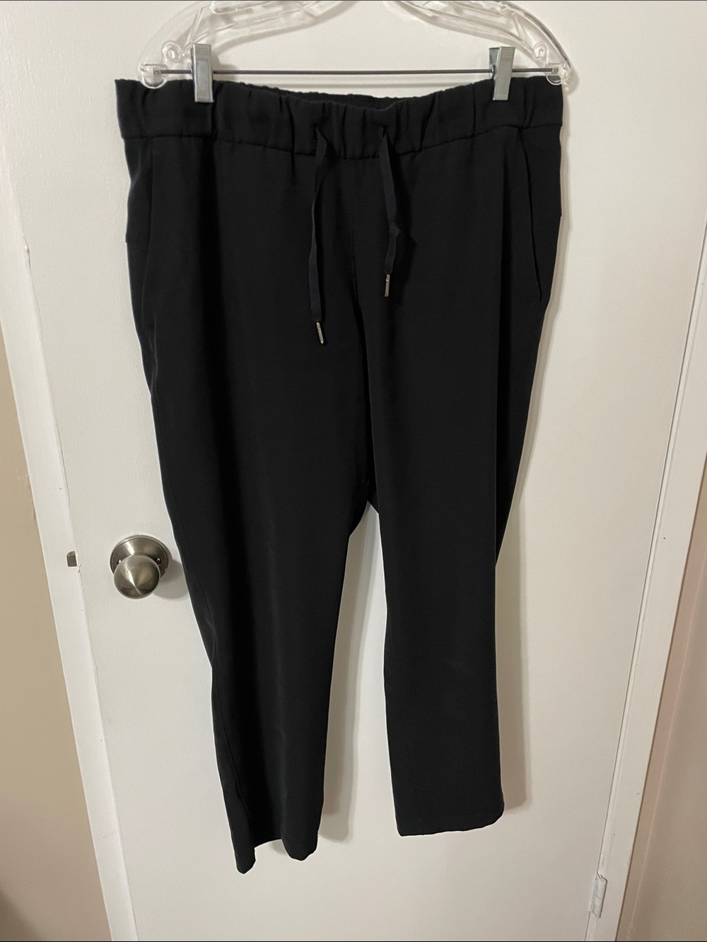 Lululemon Black Drawstring Jogger Pants Size 12